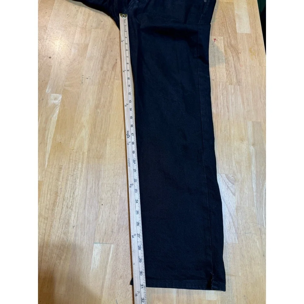 Levi's 501 Original Fit Jeans Men's W34 L32 Black Button Fly 100% Cotton